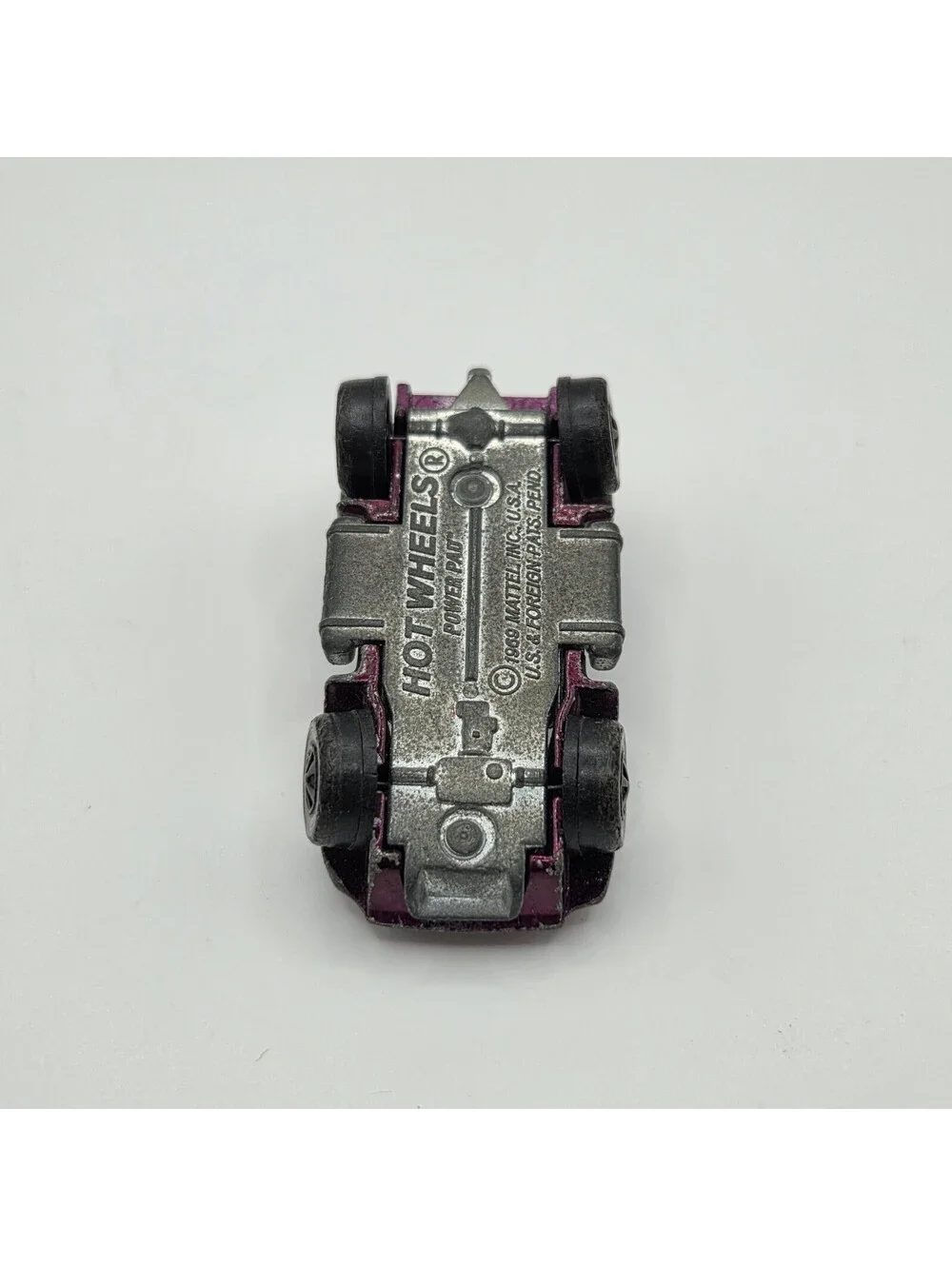 Vintage 1969 Hot Wheels Redline Power Pad Metallic Magenta